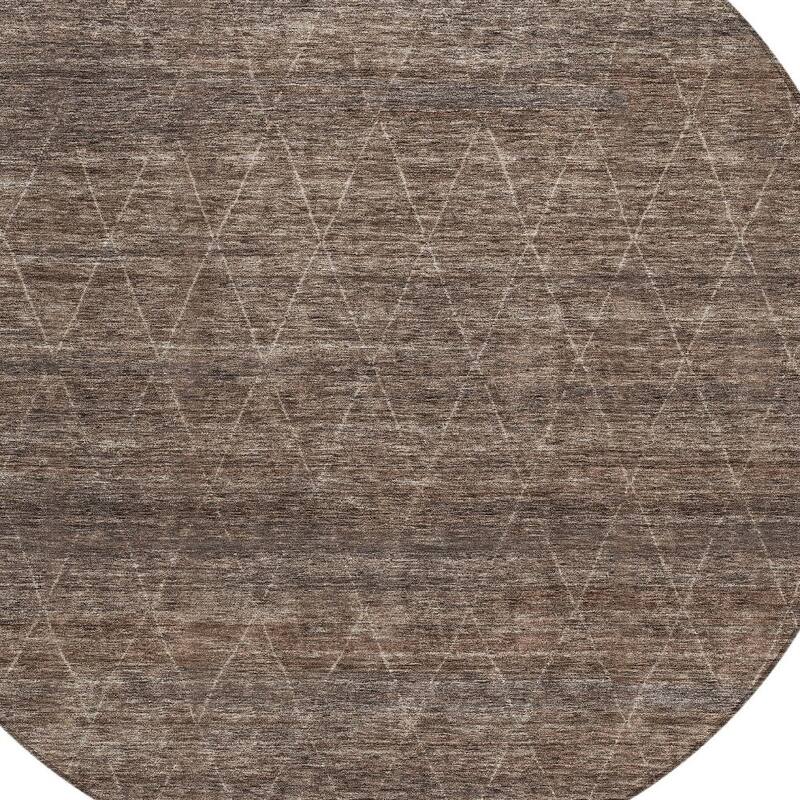 HomeRoots Geometric Transitional Rectangle Outdoor Rug