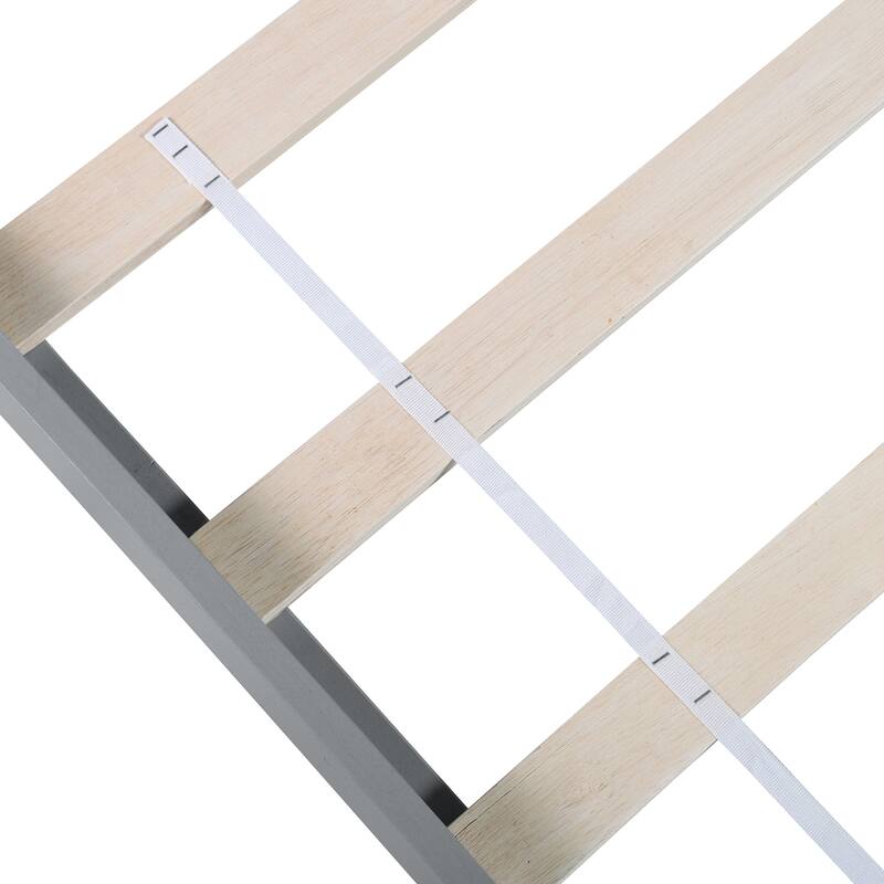 Classic Design Twin size Solid Pine Frame Structure Platform Bed, With