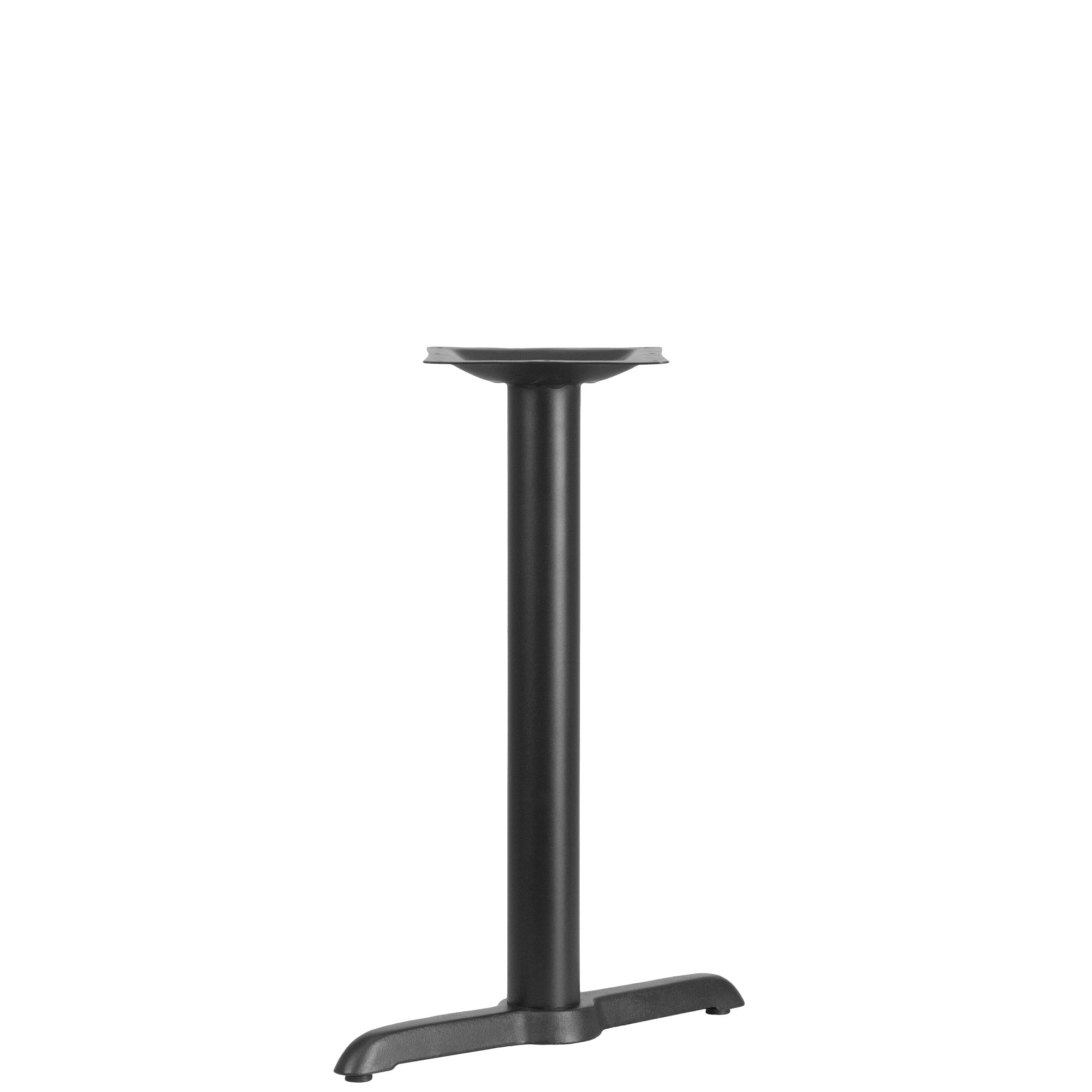 28.5" Black Contemporary Restaurant Table T-Base