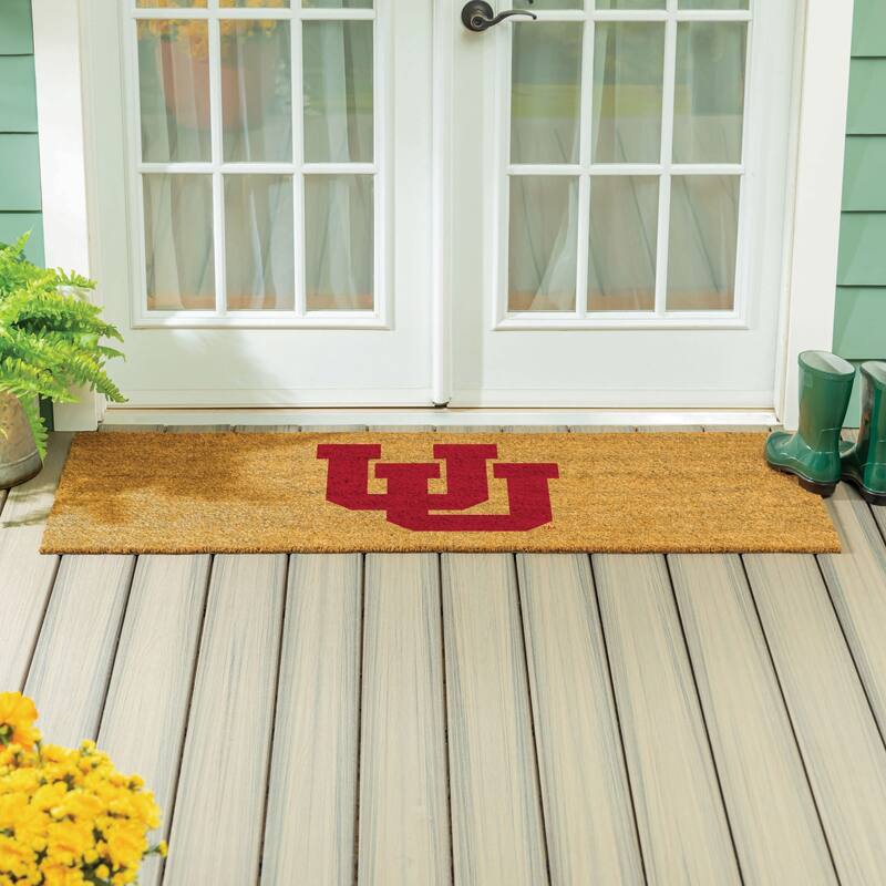 University of Utah Full Color Indoor/Outdoor Coir Mat