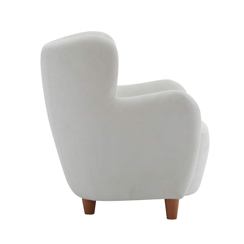 Bacho Fabric Wingback Accent Chair by Christopher Knight Home
