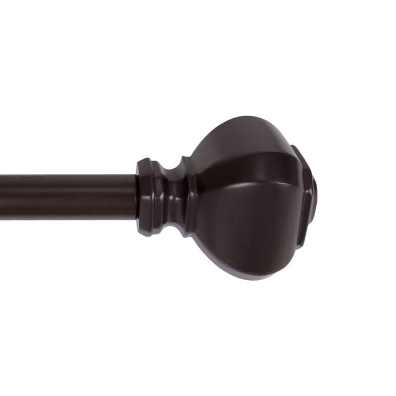 UTOPIA ALLEY 3/4 Inch Curtain Rod - Curtain Rods For Windows 86 to 120 Inch, Adjustable Drapery Rods - 86 to 120"