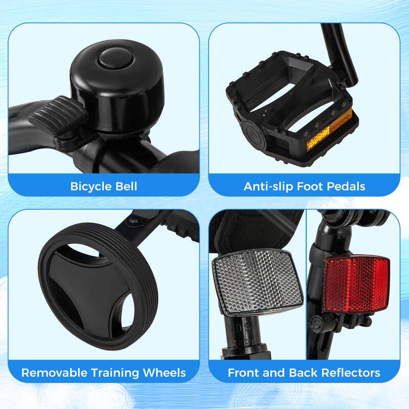 Costway 16" Kid’s Bike with Adjustable Handlebar & Saddle Dual Disc - See Details