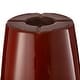 preview thumbnail 29 of 47, Glitzhome 30"H Set of 2 Oversized Gradient Cobalt Blue/Turquoise/Red Tall Plastic Planter