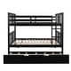 preview thumbnail 5 of 35, Maximized Space Wood Bunk Bed withTwin Size Trundle, Solid Construction, Safety Guaranteed