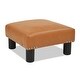preview thumbnail 23 of 130, The Curated Nomad Performance Fabric Stardust Square Upholstered Footstool Ottoman