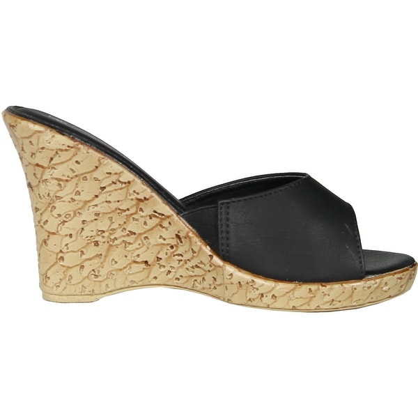 leather wedge heel sandals