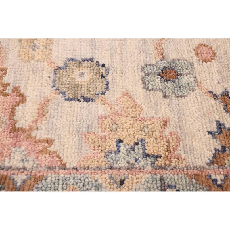 ECARPETGALLERY Hand-knotted Jules Serapi Light Grey Wool Rug - 9'10 x 13'9