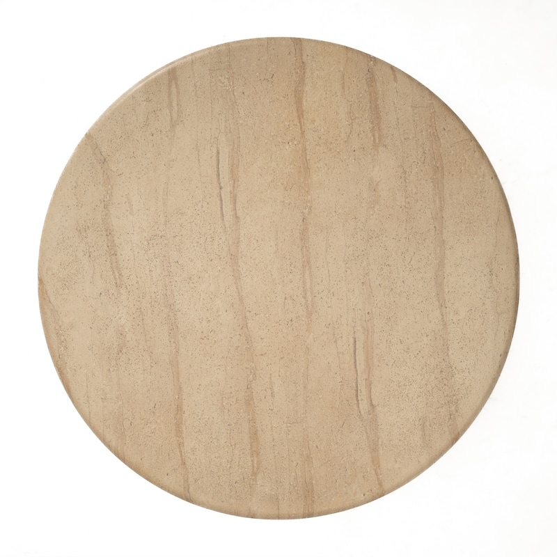 Studio London Faux Travertine Bistro Table Maddox Concrete Patio Table