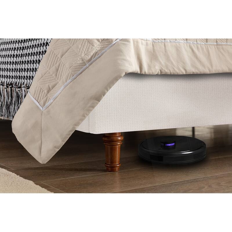 Upholstered Wingback Headboard Bed Platform Bed No Box Spring Needed