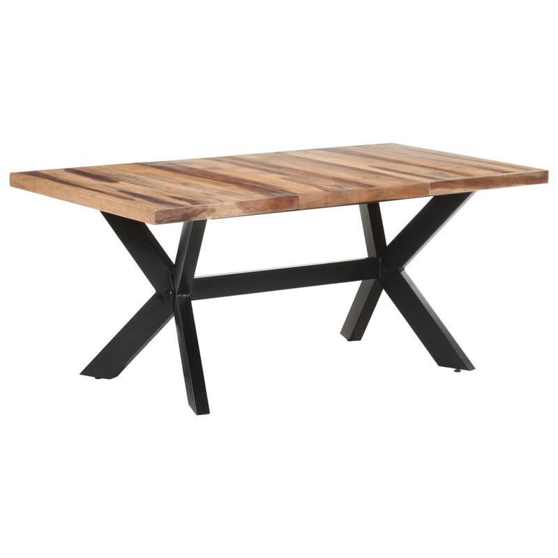 vidaXL Solid Wood Dining Table with Honey Finish Wooden Furniture Multi Sizes