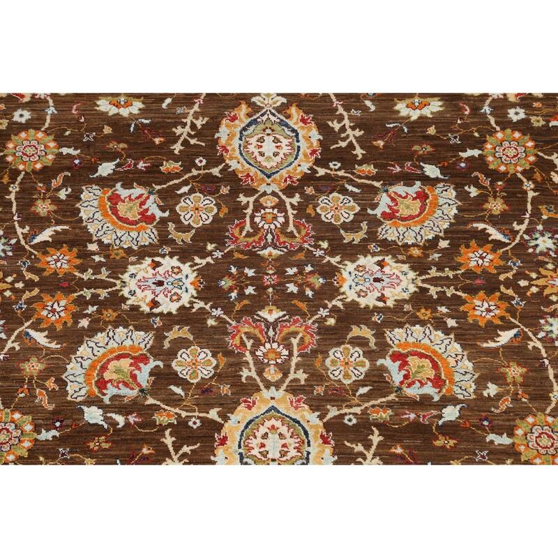 Traditional Vegetable Dye Ziegler Oriental Wool Area Rug Hand-knotted - 8'2" x 9'9"
