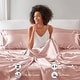 preview thumbnail 3 of 11, Madison Park Essentials Satin Luxury 6 PC Sheet Set