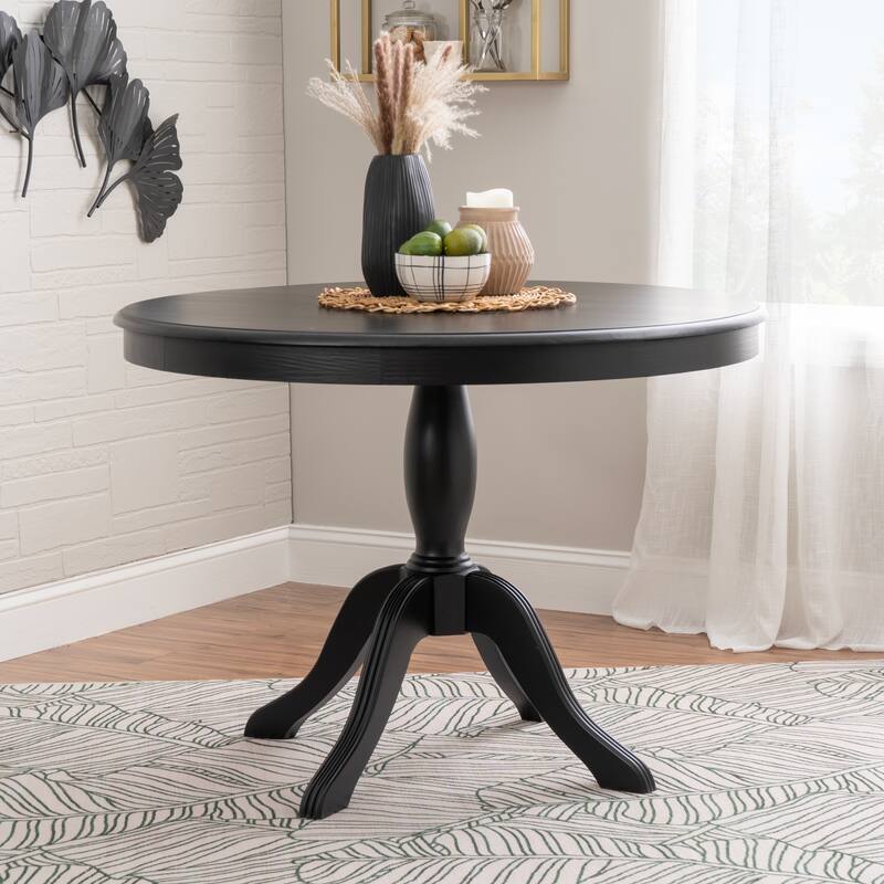 Josie Black Wooden 3-Piece Nook & Table Set