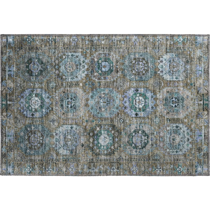Premium Washable Super Soft Traditional Global Mayfield Rug