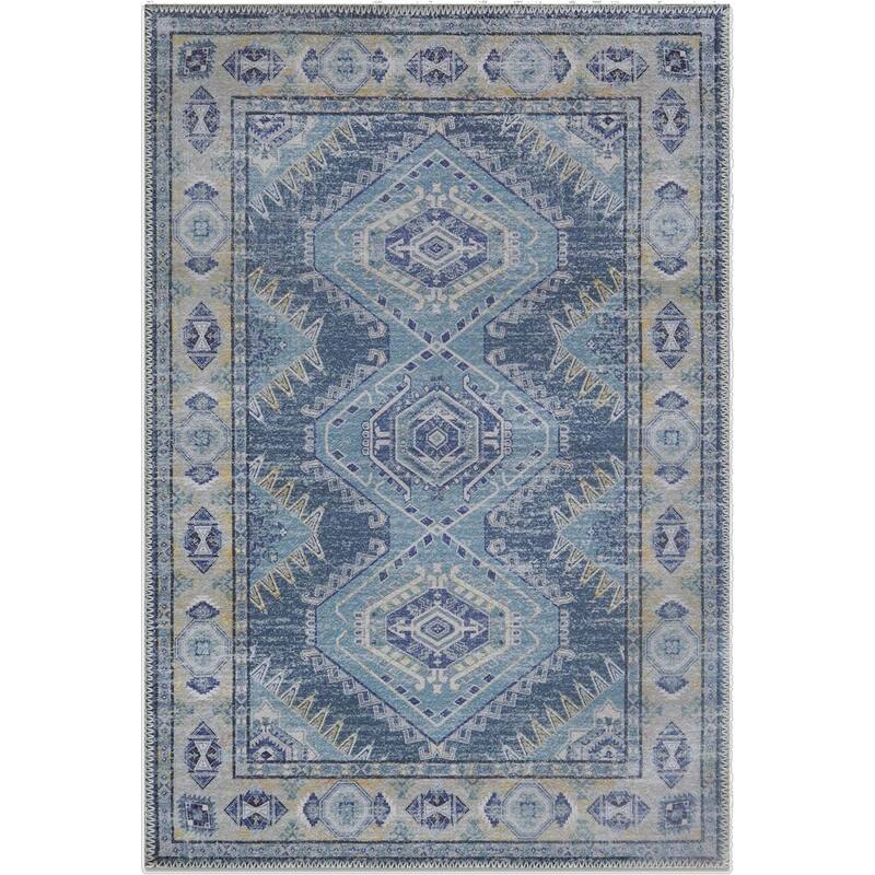 HomeRoots Southwestern Modern, Contemporary Rectangle Area Rug