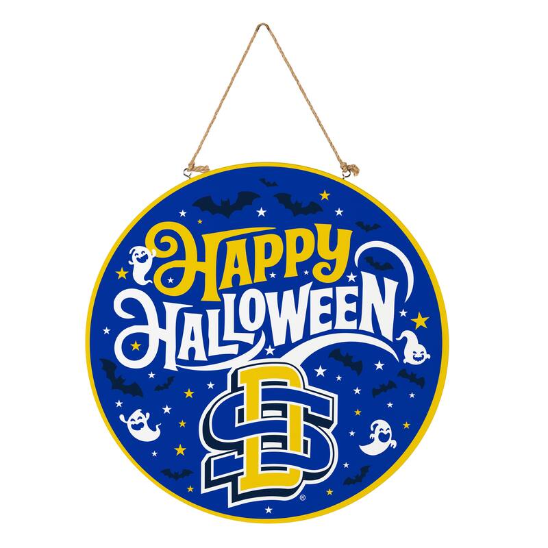 South Dakota State University 18" x 18" Halloween Door Décor Wall Sign