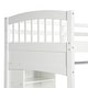 preview thumbnail 36 of 34, Multifunctional Design Wood Loft Bed with Built-in Storage Shelves, Desk and Ladder, Twin size
