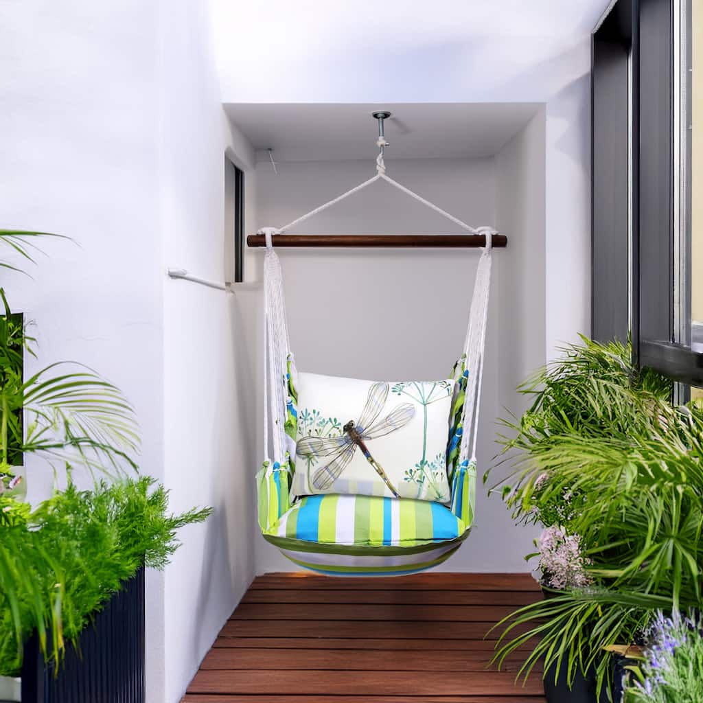 Magnolia Casual Swing Set 4 piece - Beach Blvd Stripe w/ Dragonfly