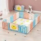 preview thumbnail 8 of 12, Bear Foldable Baby Safety Play Yard with 16 Panel and Play Mat Blue