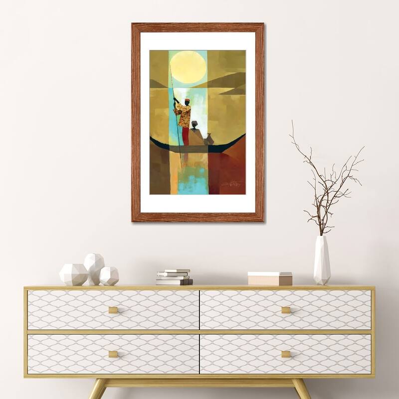 iCanvas "On The River I" by Keith Mallett