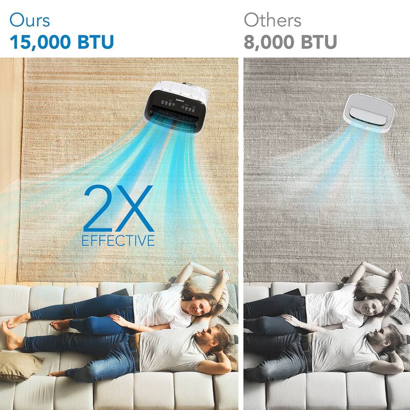 15,000 BTU Portable Air Conditioner with Remote Control