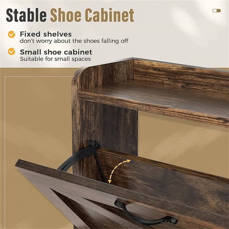 Shoe Rack Organizer - 6.7"D x 23.6"W x 34.6"H