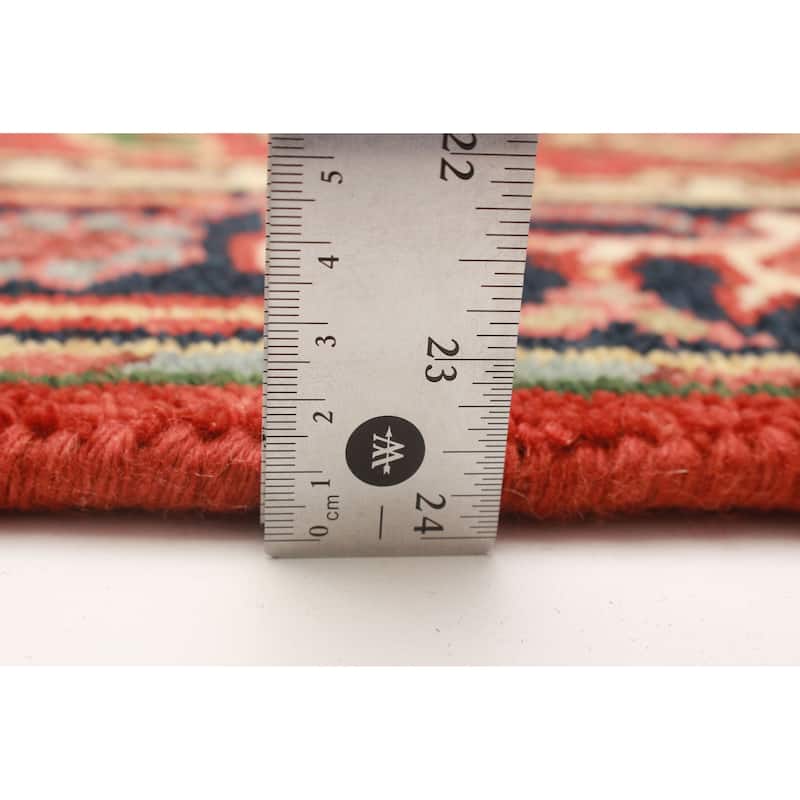 ECARPETGALLERY Hand-knotted Serapi Heritage Red Wool Rug - 2'7 x 24'1