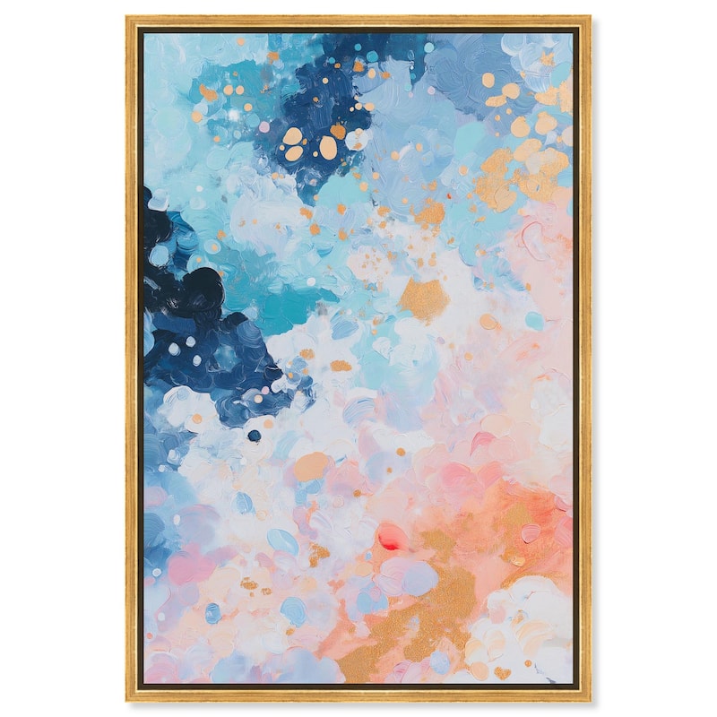 Vibrant Vortex Canvas by Art Remedy - 16" x 24" - Gold