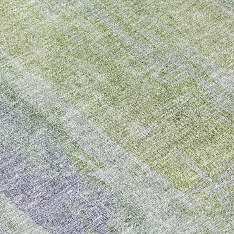 Machine Washable Indoor/ Outdoor Vintage Ombre Chantille Rug
