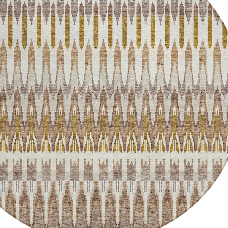 HomeRoots Southwestern Transitional Rectangle Outdoor Rug