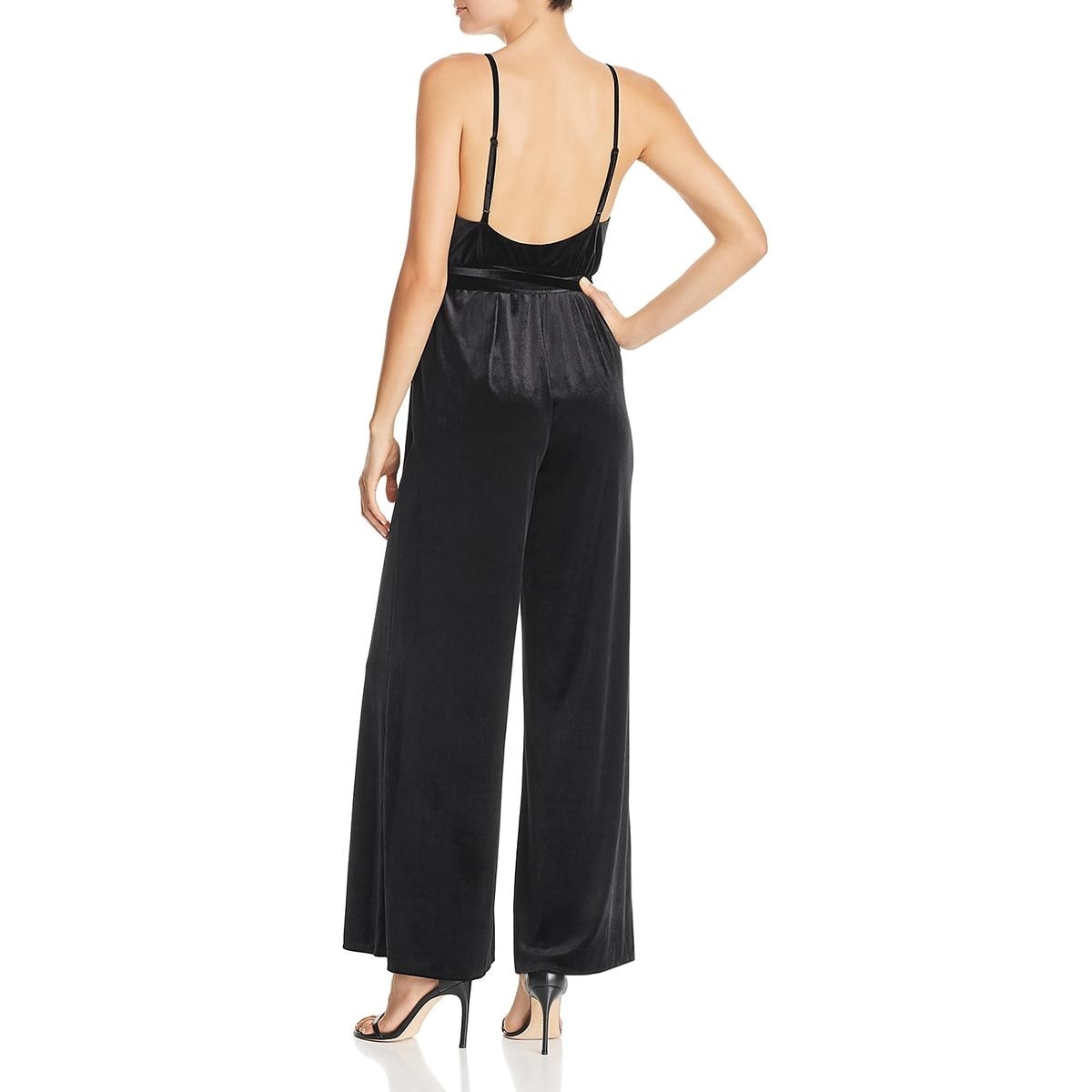 luna velvet jumpsuit