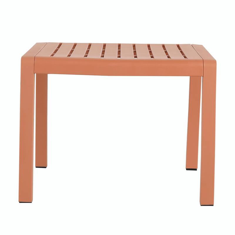 Commercial-Grade PP Chair Set with Coffee Table - No Assembly