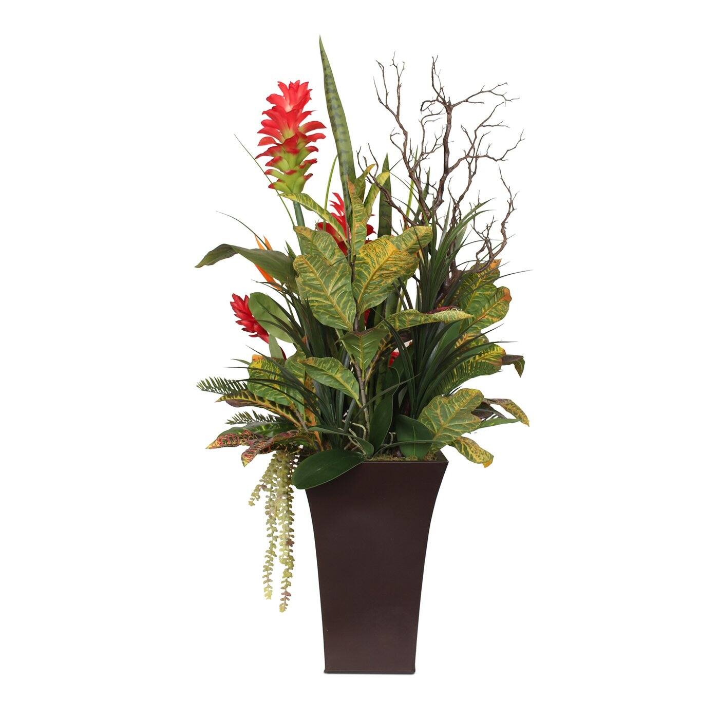Tropical Silk Flowers 24W x 20D x 48H On Sale Bed Bath & Beyond
