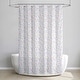 preview thumbnail 2 of 3, Multi Confetti Dot Shower Curtain - multi on white - 70x72