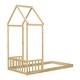 preview thumbnail 24 of 22, Twin House Roof Headboard Floor Bed