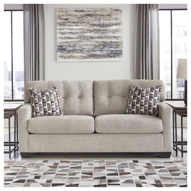 Signature Design by Ashley Mahoney Sofa - 75"W x 38"D x 37"H - Grey
