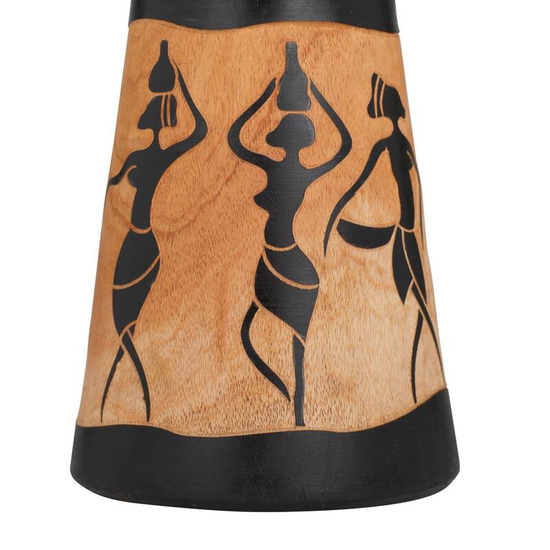 Djembe Drum Inspired Bohemian Sculpture