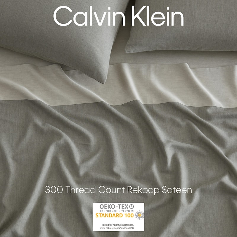 Calvin Klein Contrast Weave Sheet Set