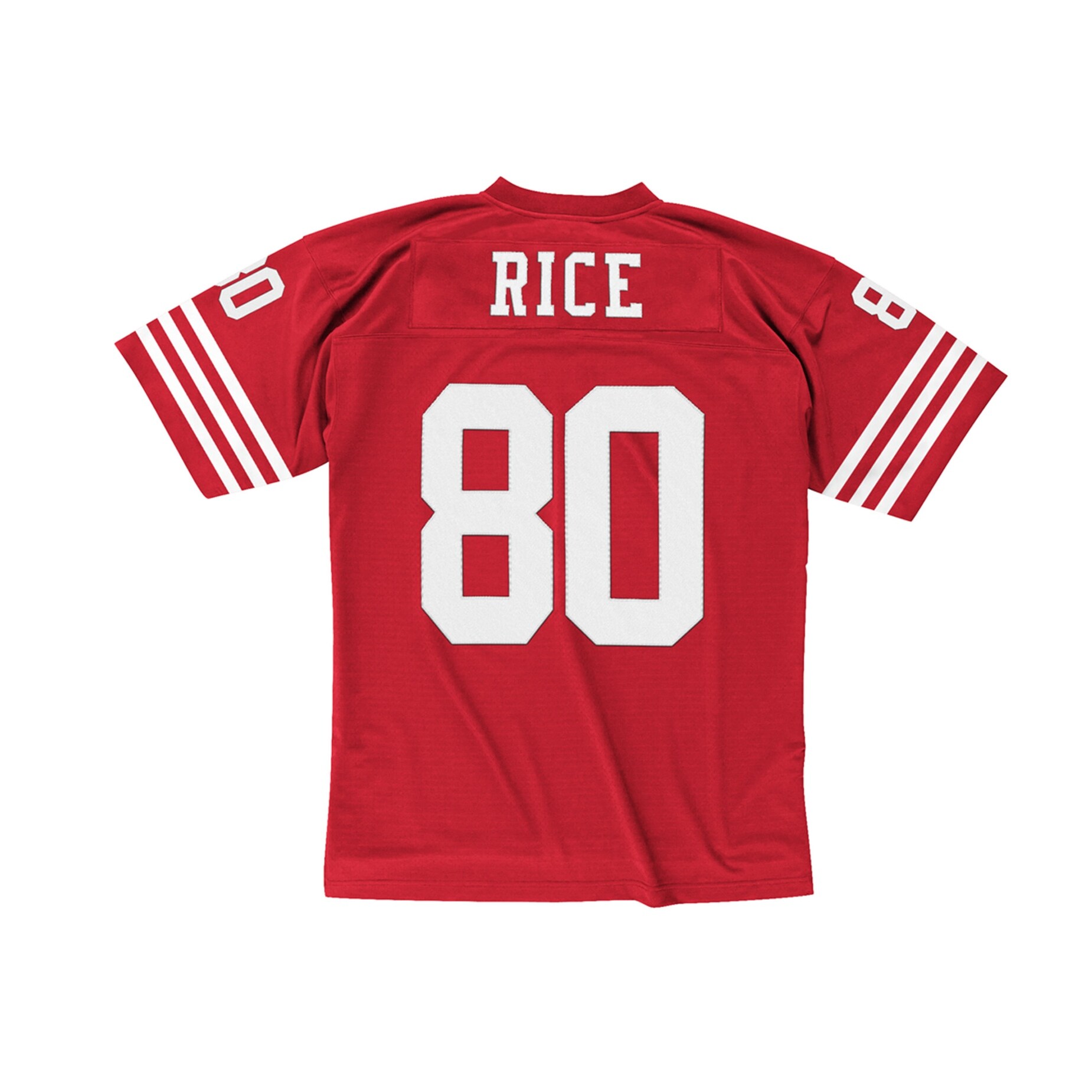 Shop San Francisco 49ers Jerry Rice 80 1990 Replica Jersey Red Size 1xl Overstock 30231448