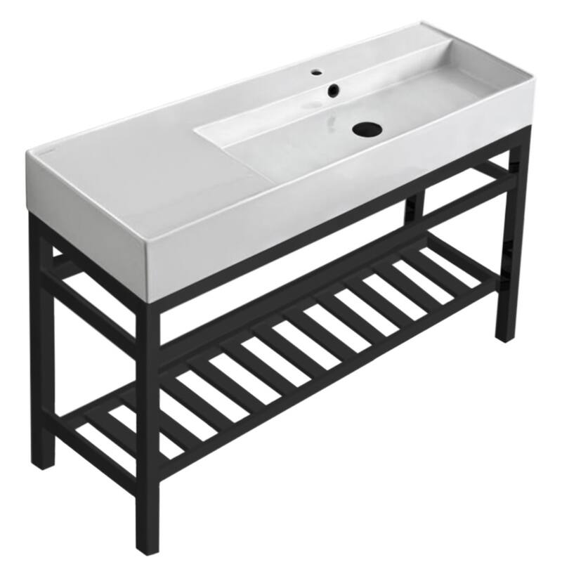 Nameeks Scarabeo 5122-CON2-One Hole Teorema 2 47-5/8" Rectangular