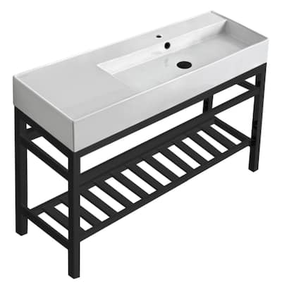 Nameeks Scarabeo 5122-CON2-One Hole Teorema 2 47-5/8" Rectangular