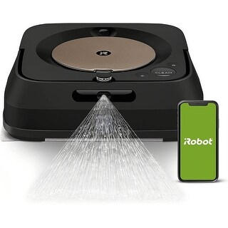 iRobot Braava jet m6 本体 黒 iRobot Braava jet m6 (6012) Ultimate Robot Mop (Black) - Bed Bath