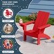 preview thumbnail 33 of 58, Shoreside Kids Outdoor Poly Adirondack Chair with Side Table 3-Piece Set