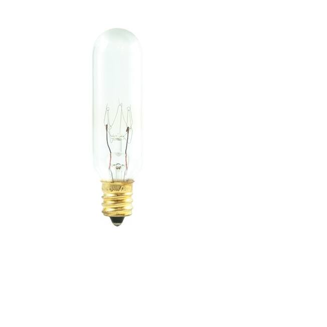 Bulbrite Pack of (25) 25 Watt Dimmable Clear Appliance, Amusement T6 Candelabra (E12) Incandescent Bulb - 25 Watt