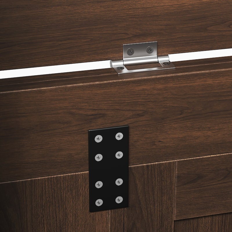 Motorized TV Lift Cabinet for TVs up to 50 Inch, Pop Up TV Lift Console with Remote Control, Hidden TV Cabinet Stand