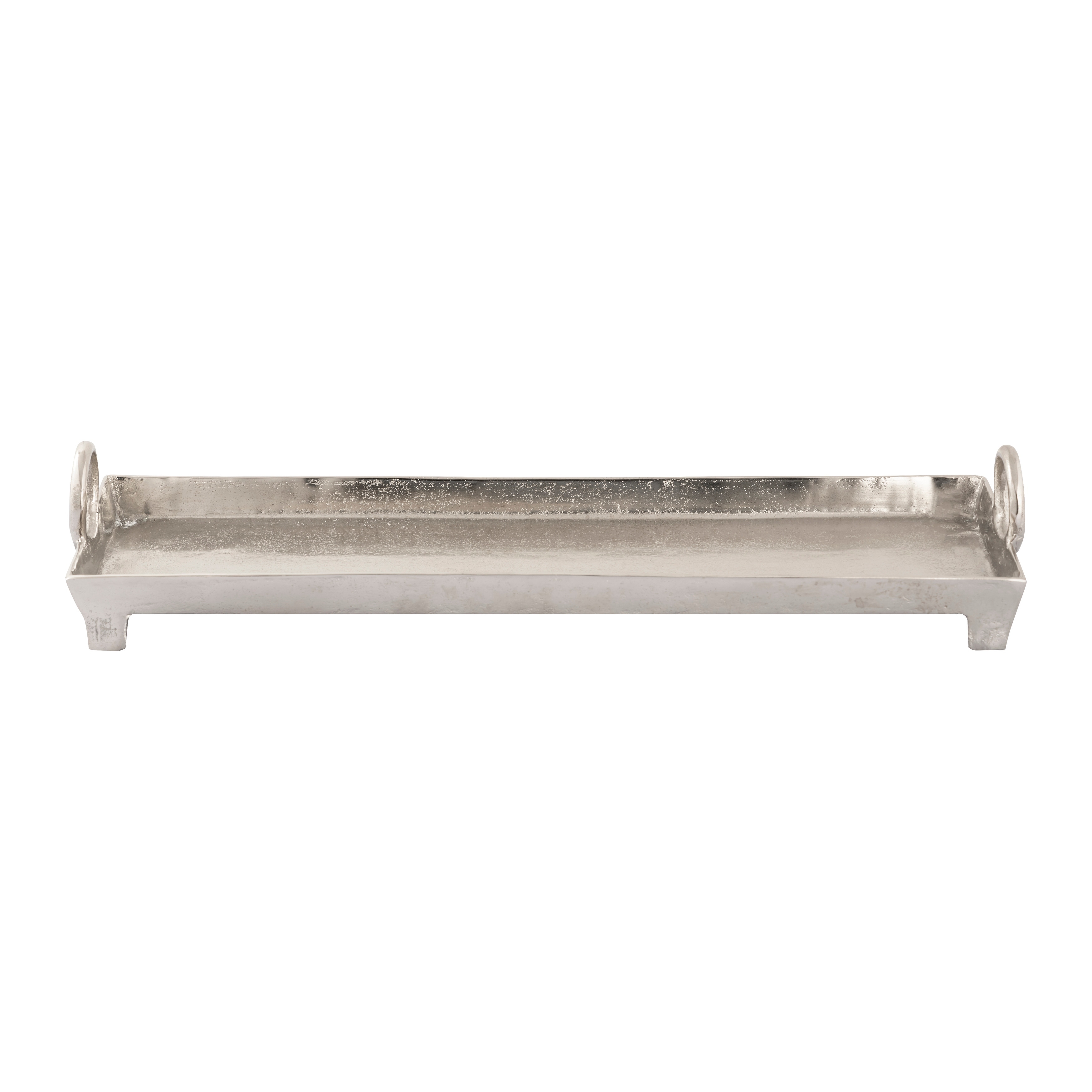 Elk Home Loop Nickel Finish Metal 26.75 Inch Wide Tray