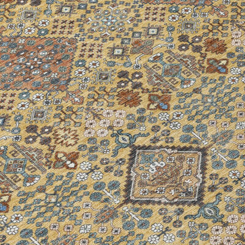 Machine Washable Indoor/ Outdoor Global Bidunga Chantille Rug