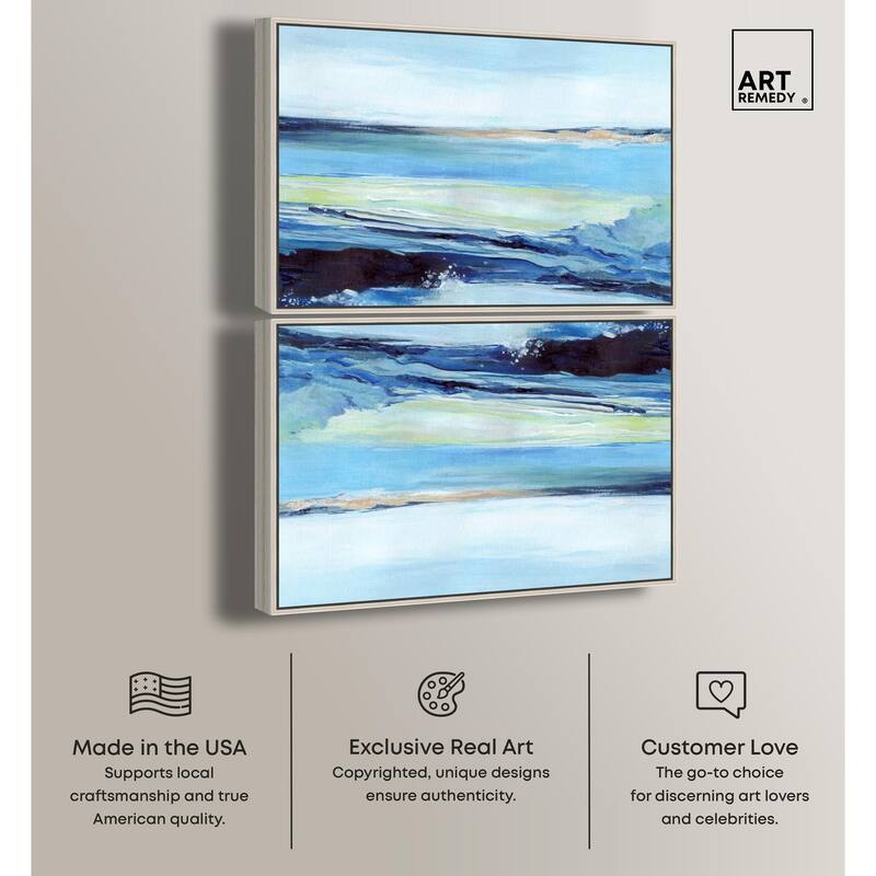 Pulse of the Storm I Canvas by Art Remedy