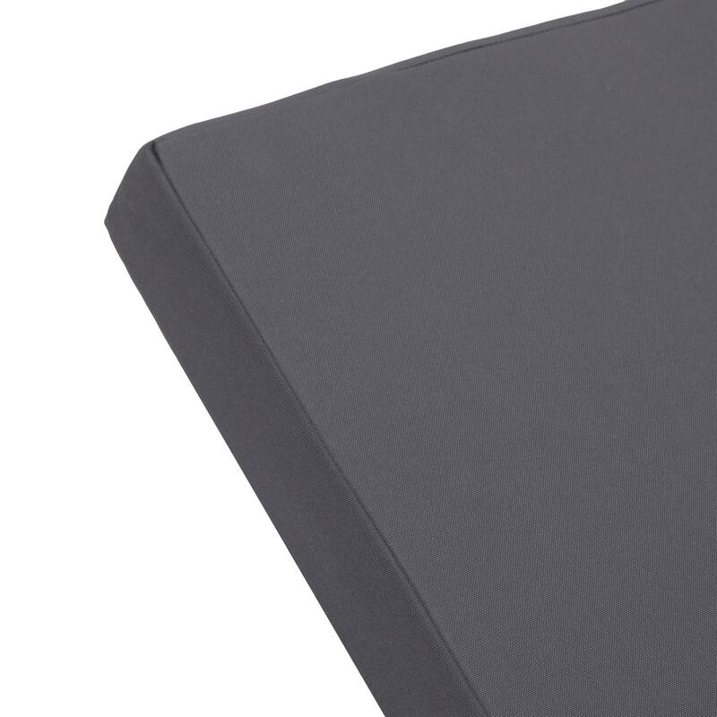 Christopher Knight Home - Broadway Outdoor Waterproof Fabric Chaise Lounge Cushion with Foam Filling & Tie Straps